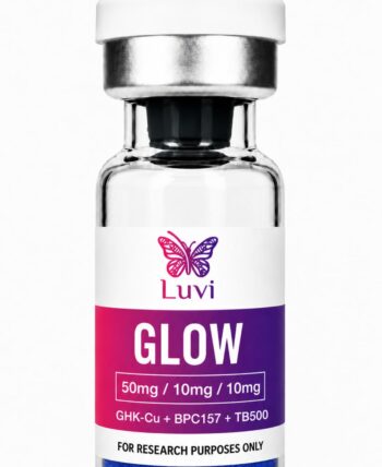GLOW 70mg Luvi research blend vial