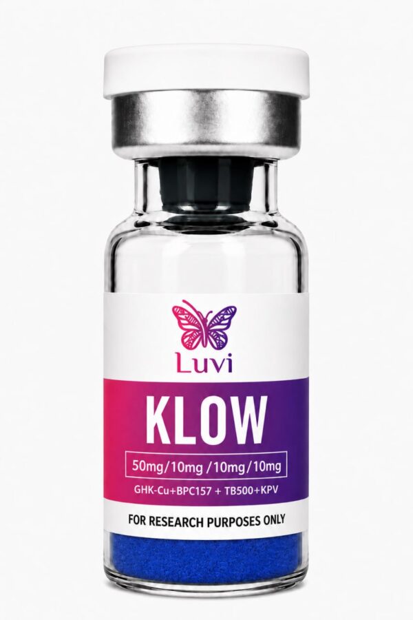 KLOW 80mg Luvi research blend vial KLOW 80mg Luvi research blend vial