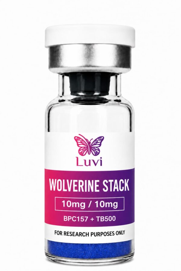 Wolverine Stack 20mg Luvi research blend vial Wolverine Stack 20mg Luvi research blend vial
