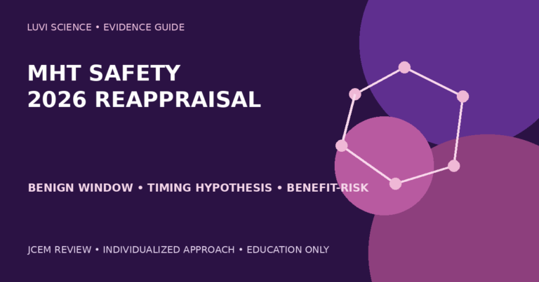 Luvi Science evidence guide to the 2026 menopausal hormone therapy safety reappraisal